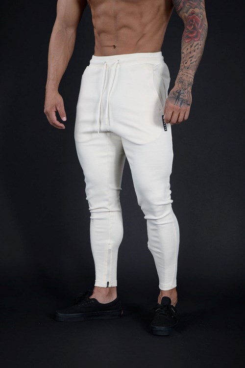 Tienda Oficial YoungLA W216 - Cargo Fleece Joggers México - Pantalones Jogger  Mujer Blancos